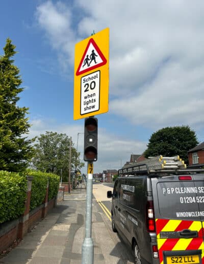 road sign cleaning bolton