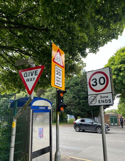 road sign cleaning bolton