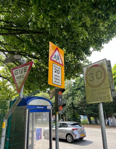 road sign cleaning bolton